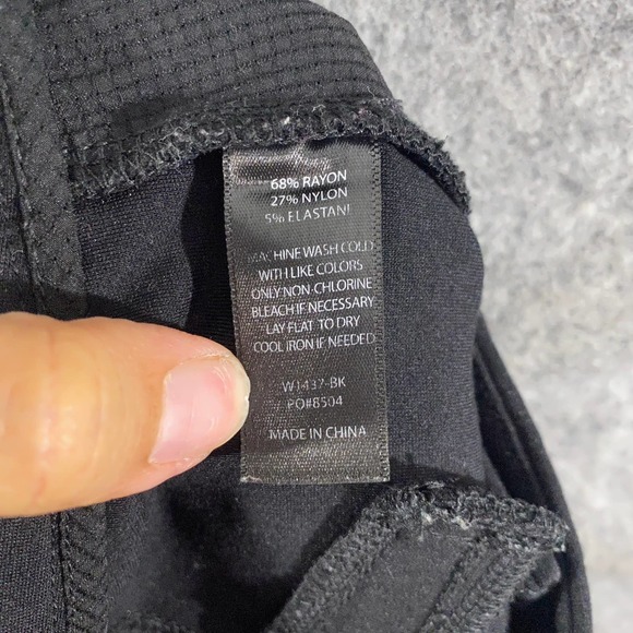 Betabrand Pants Small Long Black Skinny Leg Dress Yoga Cigarette Zip - Picture 15 of 16